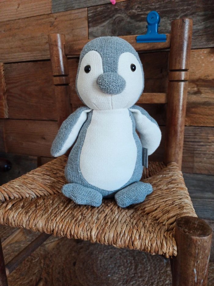 Peluche pingouin Vertbaudet tbe - photo numéro 2