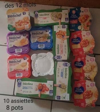 Petits pots des 12 mois