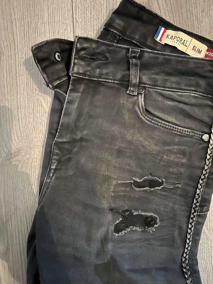 Jeans noir kaporal - photo numéro 6