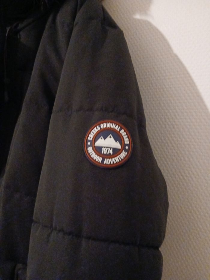 Parka Mi-Longue Doublée Homme Creeks M Etat Neuf - photo numéro 7
