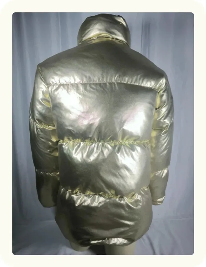 Doudoune dorée femme Tommy Hilfiger Taille M 38 - photo numéro 4