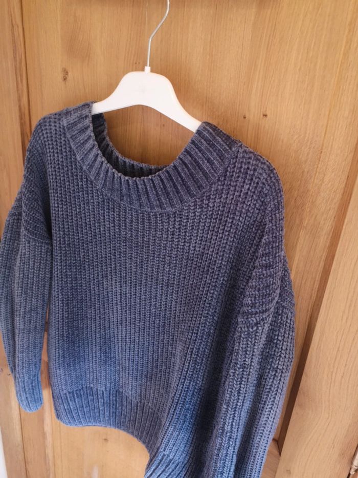 Pull d'hiver chaud Superdry Xs en bleu matière douce - photo numéro 2