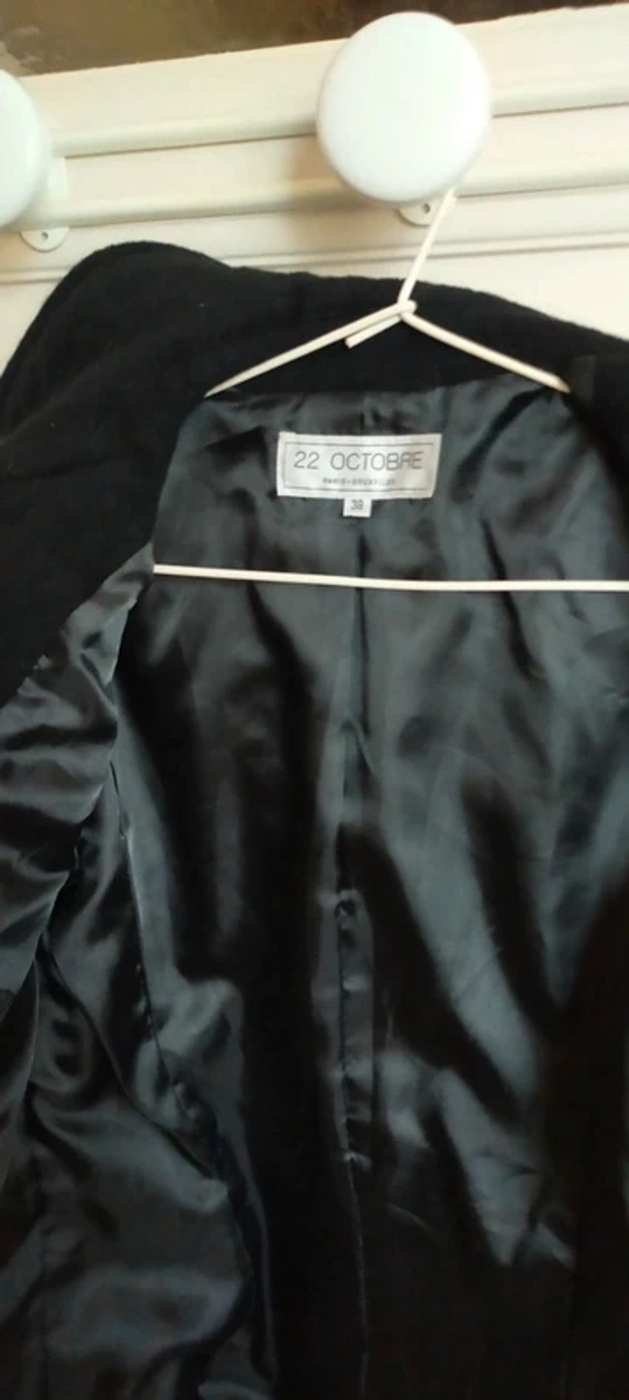 Veste Femme Noir – Marque 22 Octobre – Taille M (38/10) - photo numéro 5