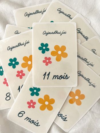 Carte photo étape naissance