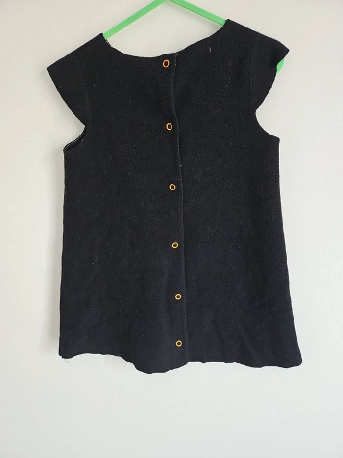Robe noir panda fille 4 ans - photo numéro 3