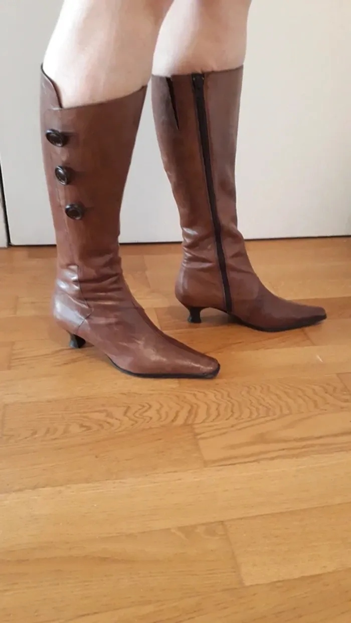 Bottes marron taille 36 - photo numéro 4
