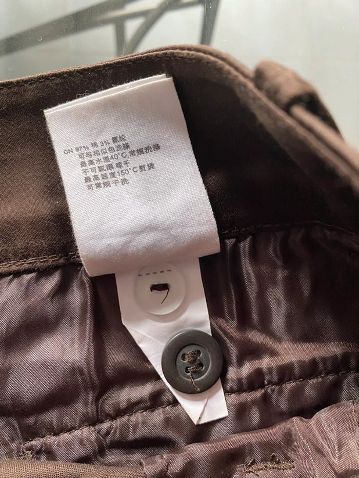 Short satiné marron - photo numéro 5