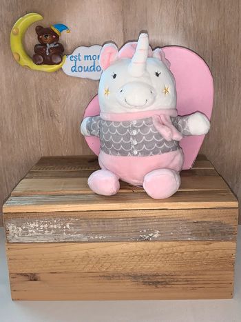 MD148 doudou licorne 🦄 mots d’enfants