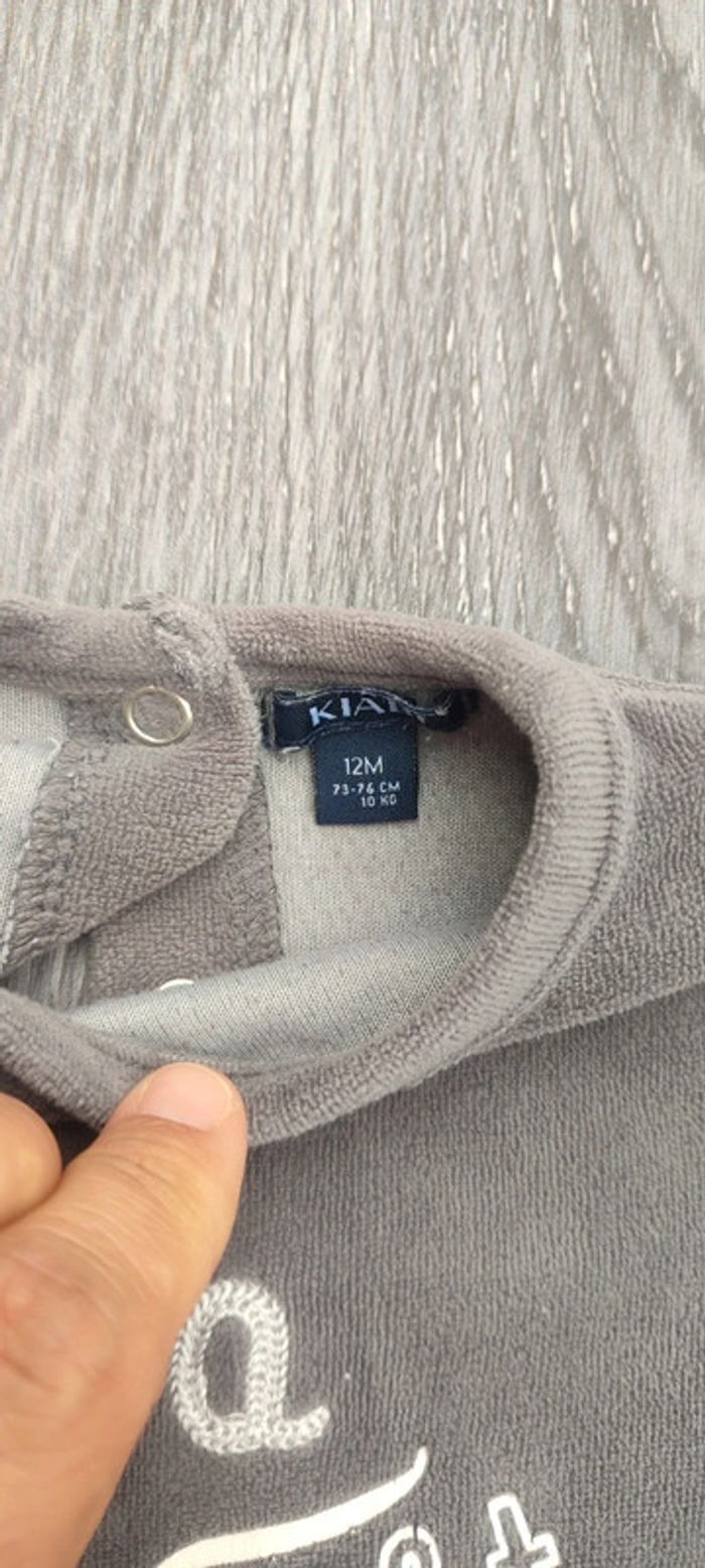 Pyjama velours 12M - photo numéro 3