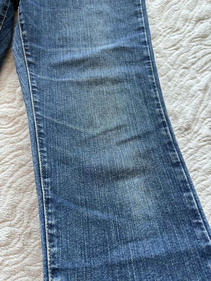 Jean Levi's 512 femme vintage (W30 L30 L/40) bleu Classic Slim Tapered Mexico taille haute – Rare - photo numéro 9