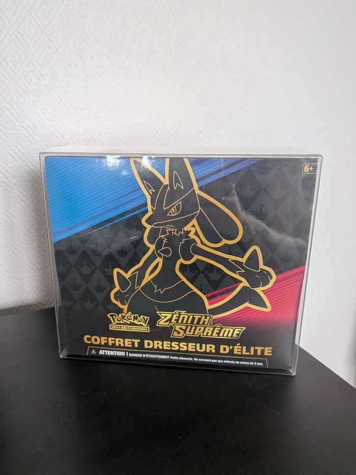 Pokémon Protections souples transparentes pour ETB Pokemon – Lot de 5 coffrets dresseur d'élite - photo numéro 2