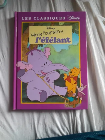 Livre disney winnie l'ourson et l'éfélant
