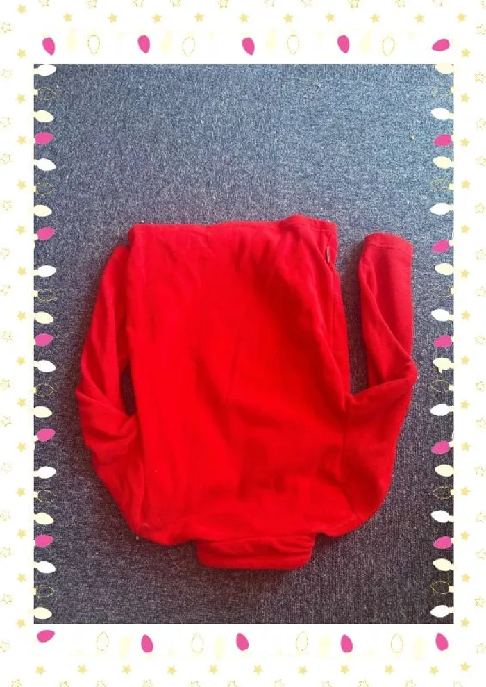 🧥 Polaire Enfant Quechua – 8 ans – Rouge vif 🔥 - photo numéro 3