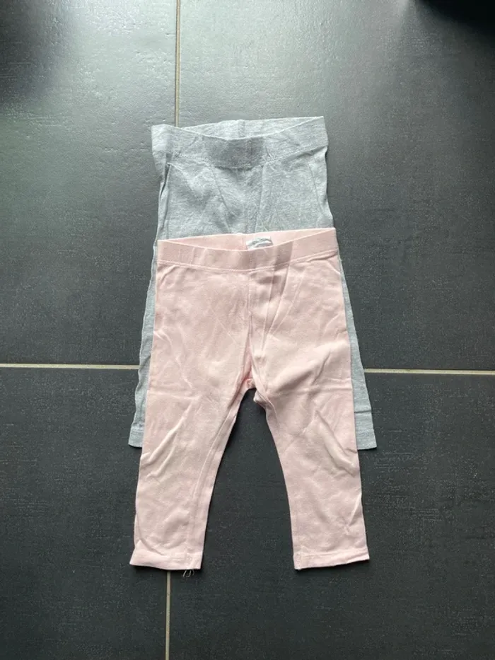 Lot leggings longs 18 mois