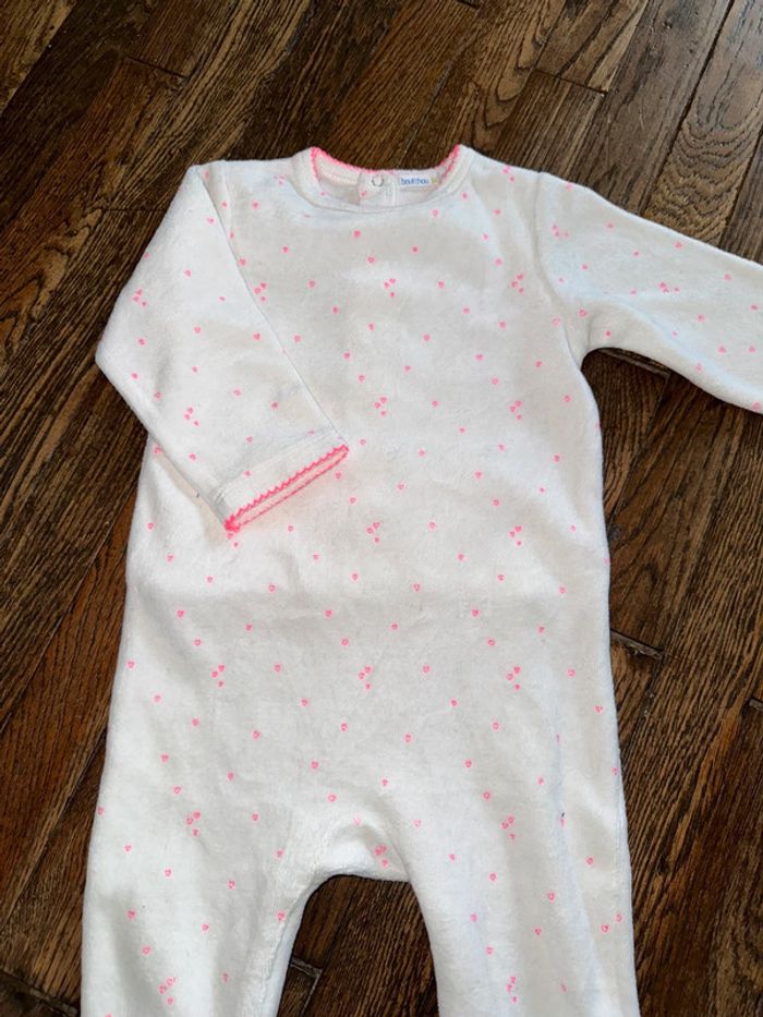 Pyjama Bout’chou velour. 12 mois - photo numéro 2