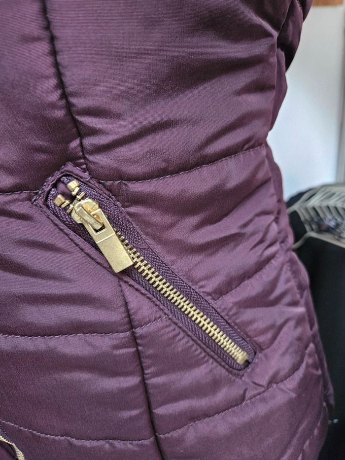 H&M doudoune prune taille 34 - photo numéro 5