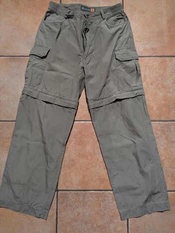 Pantalon H,  transformable en bermuda Taille 38