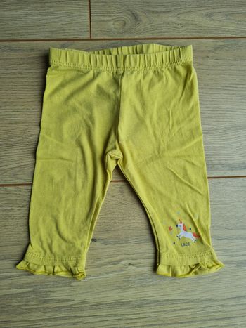 legging jaune 6 mois