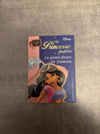 Livres Disney, la bibliothèque rose, ma princesse préférée, le grand amour de Jasmine