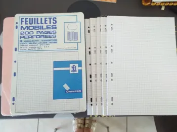 Lot feuilles