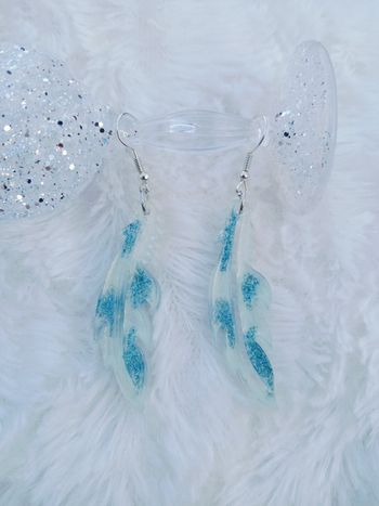 Boucles d'oreilles plumes 