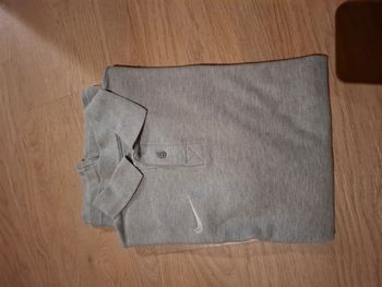 Polo nike gris claire manche courte homme