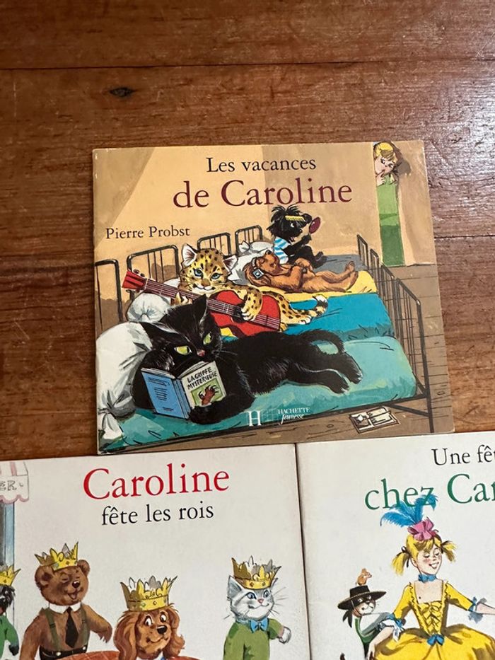 Lot de 3 livres rares Caroline Câlin Pierre Probst vintage collection albums - photo numéro 3