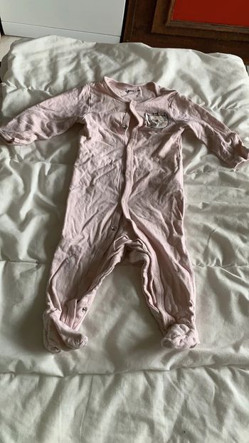Pyjama rose clair 6mois