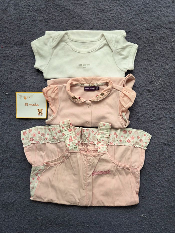 Lot habits été fille 18 mois