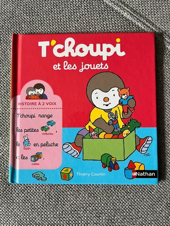 Livre T’choupi et les jouets -  Nathan