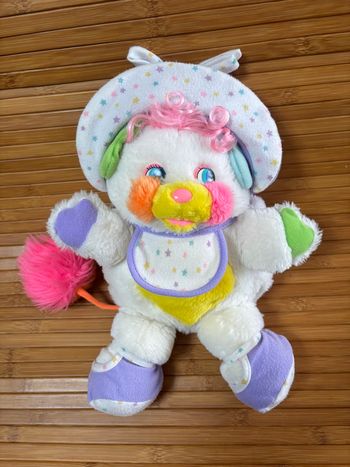Vintage peluche popples bibsy Mattel 1986