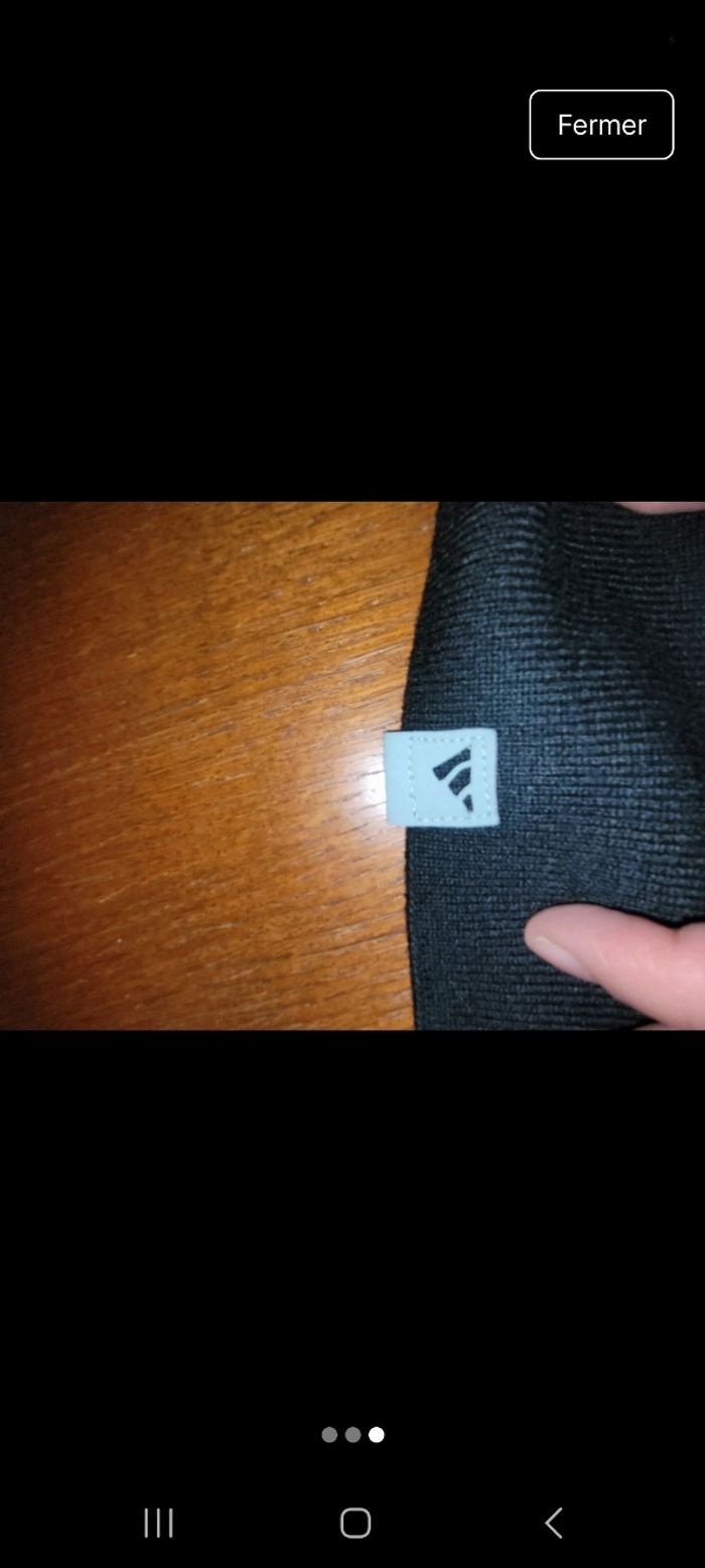 Écharpe noire Adidas - photo numéro 2
