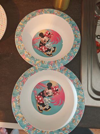 Assiettes minnie
