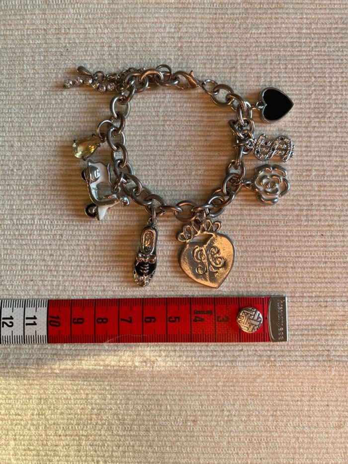 Bracelet avec charms en métal argenté - photo numéro 8