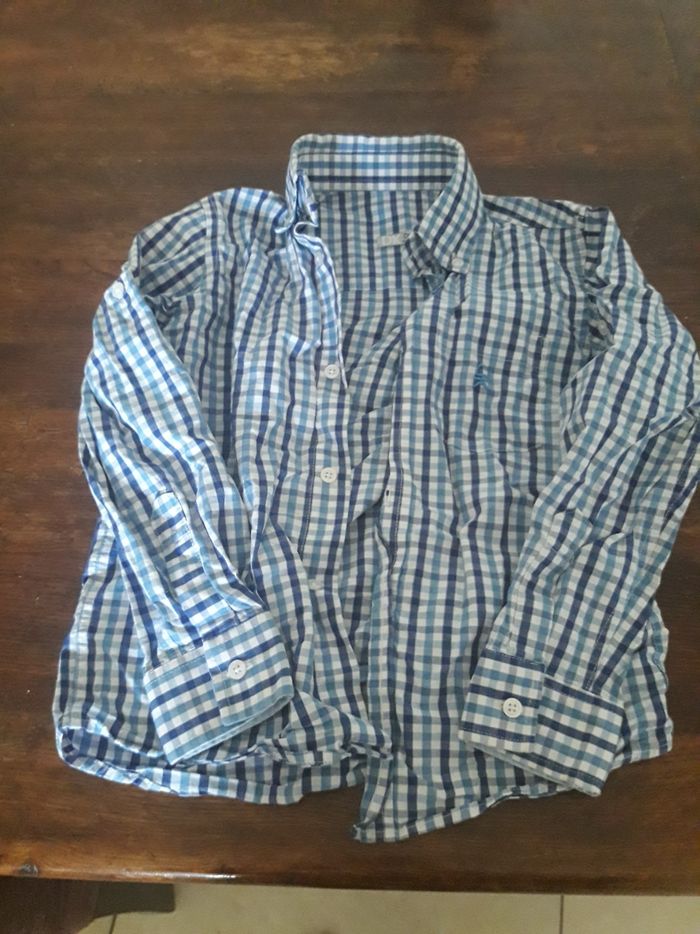 Chemise à carreaux garçon 6 ans