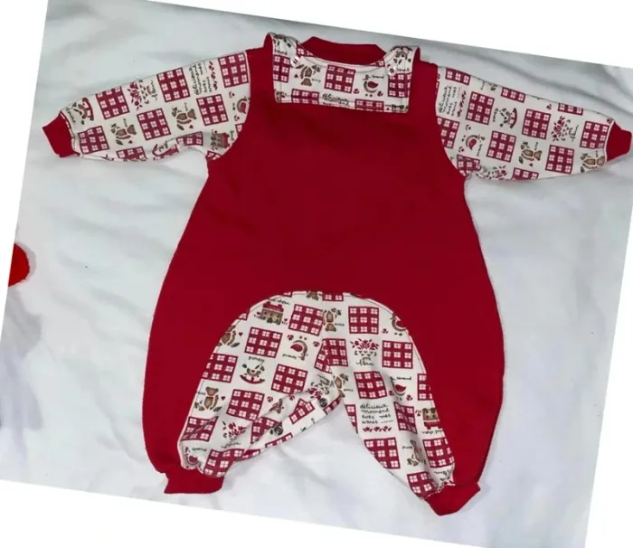 Combinaison vintage bébé 6 mois mixte - photo numéro 2
