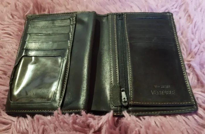 Portefeuille noir cuir vachette - photo numéro 5