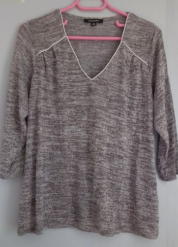 Pull marron chiné women only