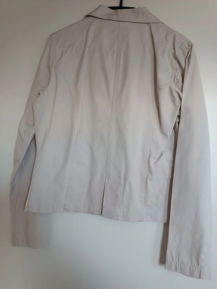 Veste de mi-saison, blazer beige - taille 40 - très bon état - H&M - photo numéro 3