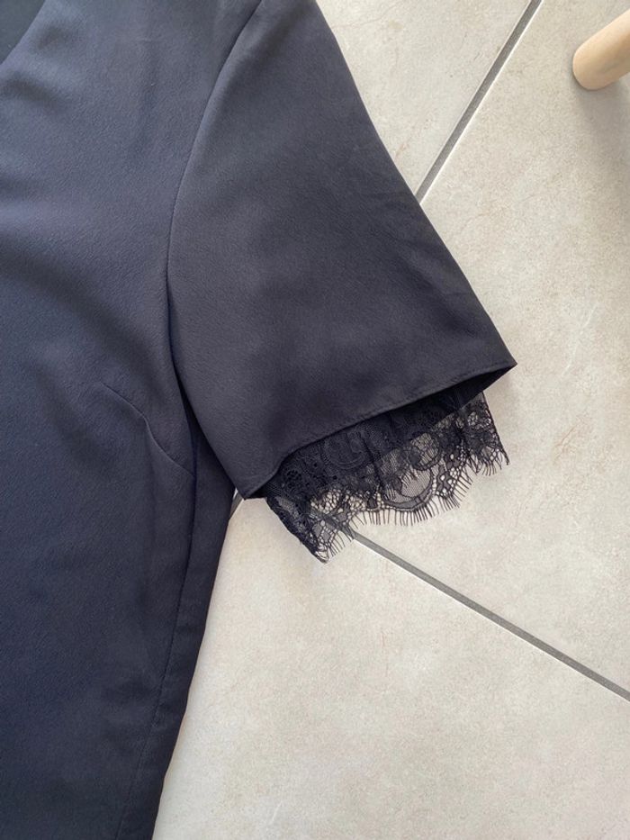 Blouse noire dentelle H&M 36 - photo numéro 5