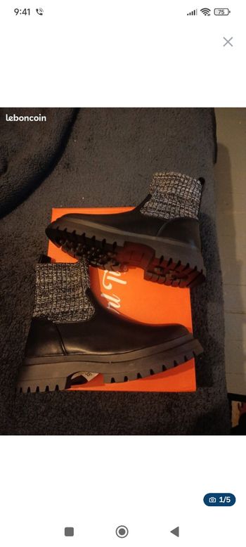 Boots fille taille 34 neuf