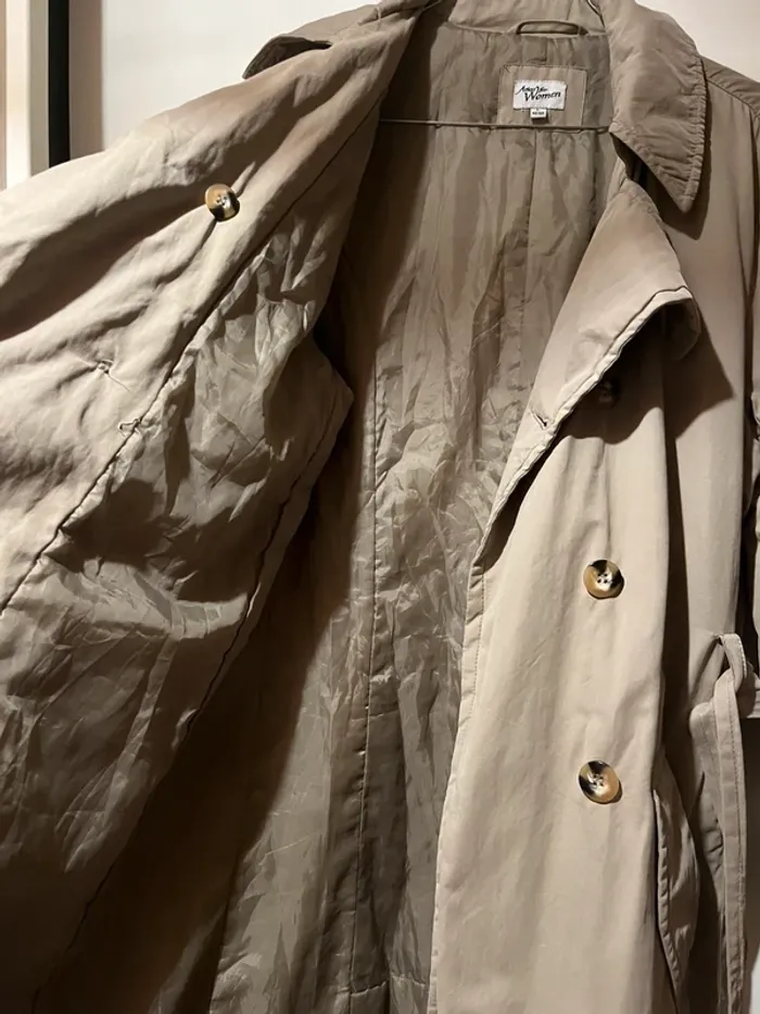 Trench marron/gris - photo numéro 3
