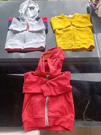 Lot 3 vestes 6 mois