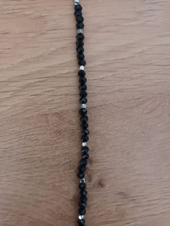 Bracelet perles noirs - photo numéro 2