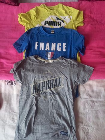 Lot tee-shirts 12 ans