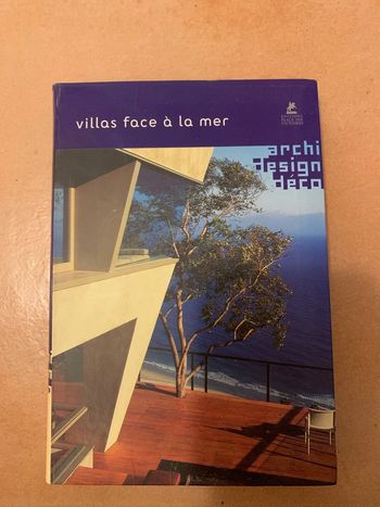 Livre photos villa face mer. Design / déco