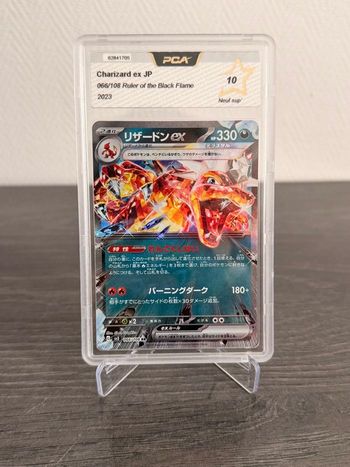 Dracaufeu ex gradé PCA 10 – Flammes Obsidiennes / Ruler of the Black Flame 