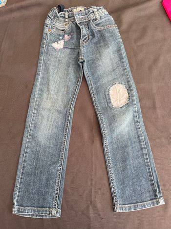 Jean Vinyl Fraise fille 6 ans
