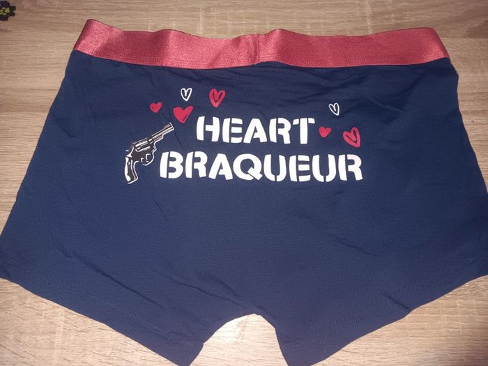 Boxers Homme XL Idéal et Heart Braqueur – Lot Fun - photo numéro 3