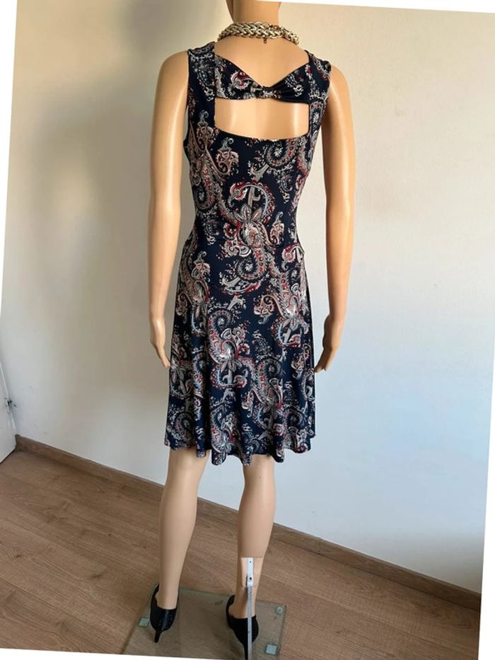 Robe imprimée sans manches Jacqueline Riu taille 38 jamais portée - photo numéro 9
